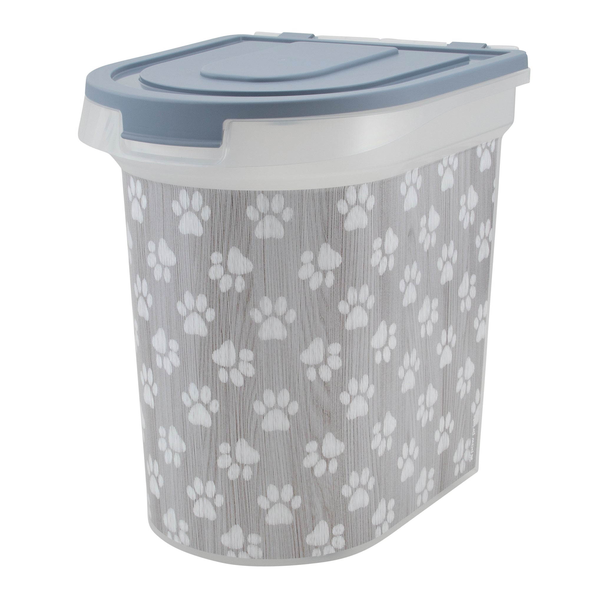 Paw prints food on sale bin