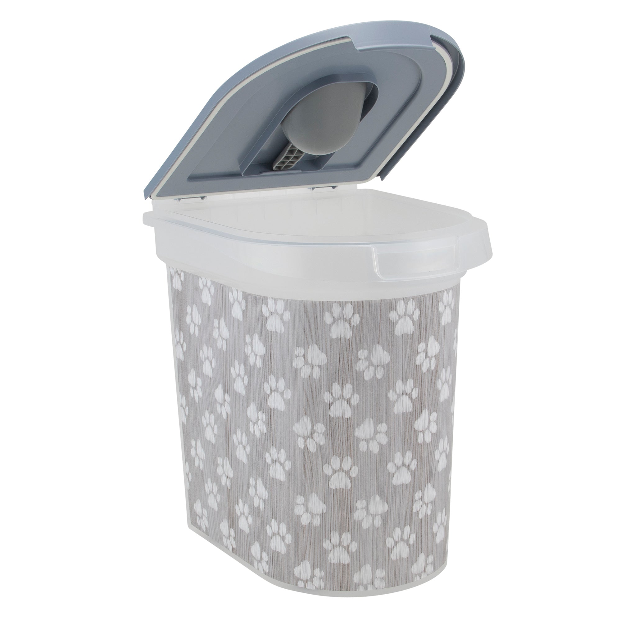 Paw prints pet food storage sale container