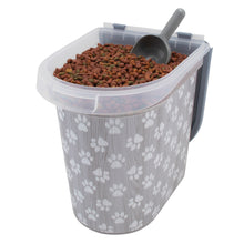Load image into Gallery viewer, 26 lb Pet Food Bin, Pawprints