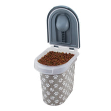 Load image into Gallery viewer, 15 lb Pet Food Bin, Pawprints