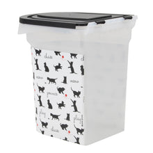Load image into Gallery viewer, 15 lb Pet Food Bin, Playful Cats