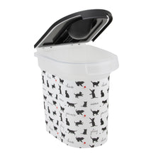Load image into Gallery viewer, 15 lb Pet Food Bin, Playful Cats