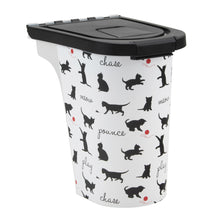 Load image into Gallery viewer, 7 lb Pet Food Bin, Playful Cats