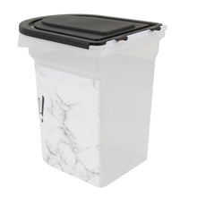 Load image into Gallery viewer, 15 lb Pet Food Bin, Meow Marble